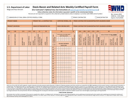 DOL Form WH347
