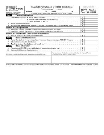 IRS Form 1120IDK