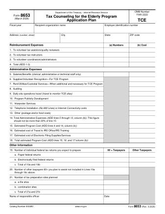 IRS Form 8653
