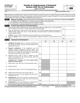 IRS Form 8804SA