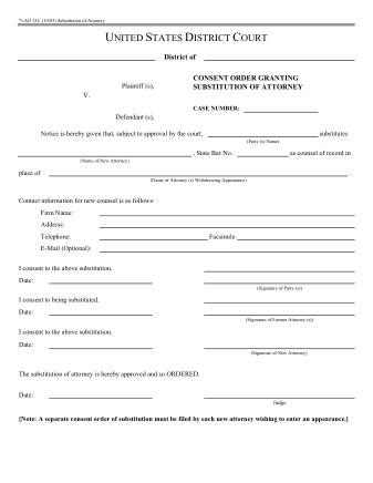 US Courts Form AO154