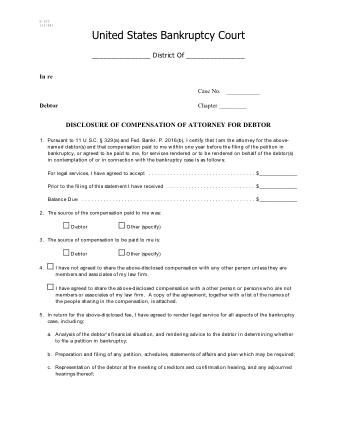US Courts Form B203
