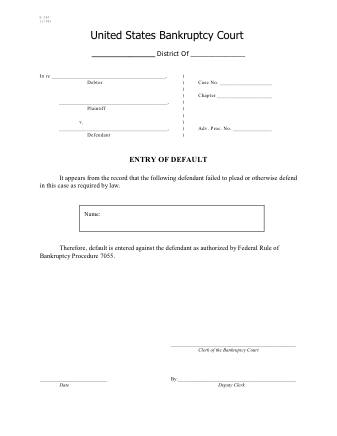 US Courts Form B260