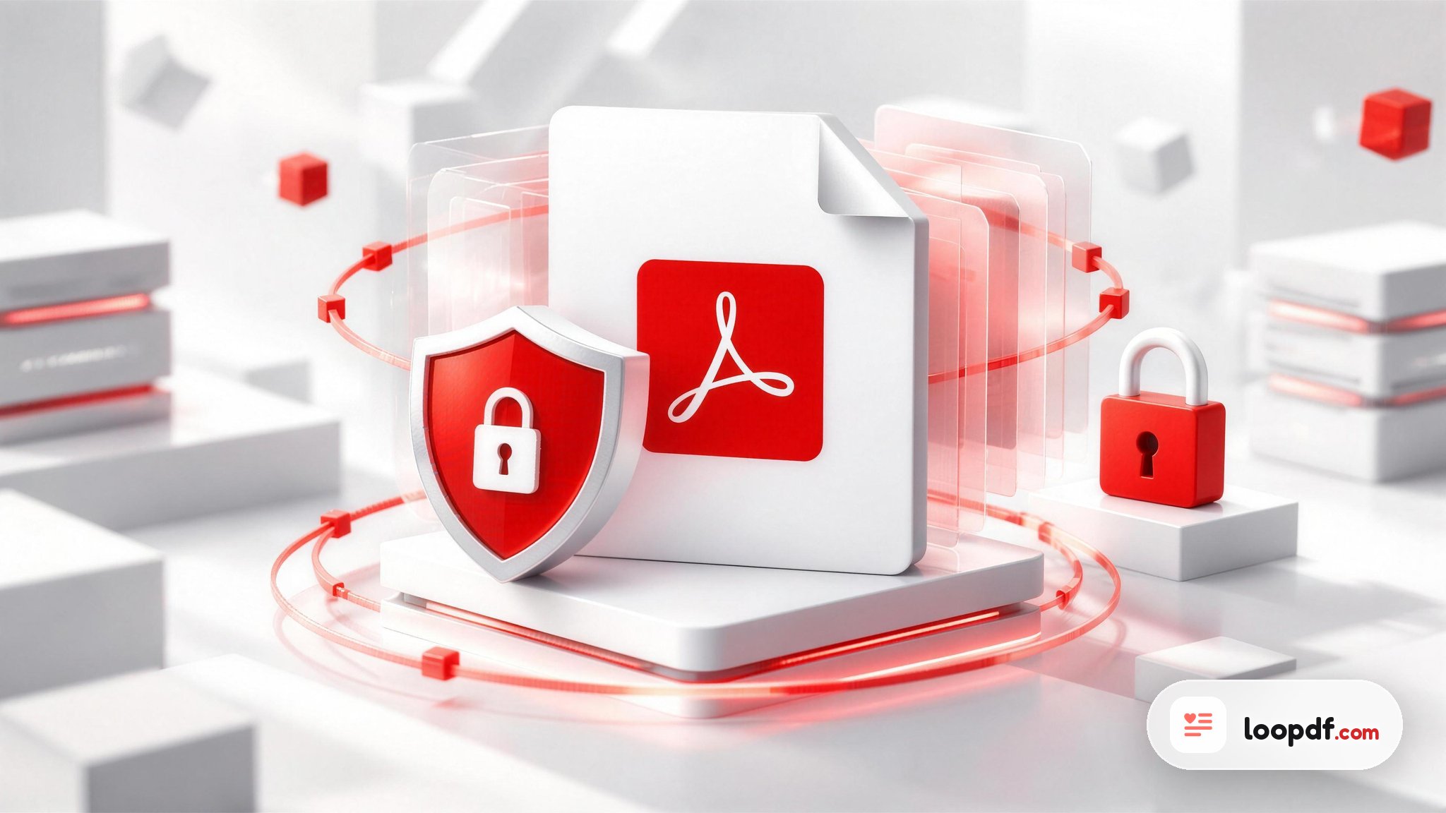 Protected PDF (Portable Document File) for maximum security and privacy